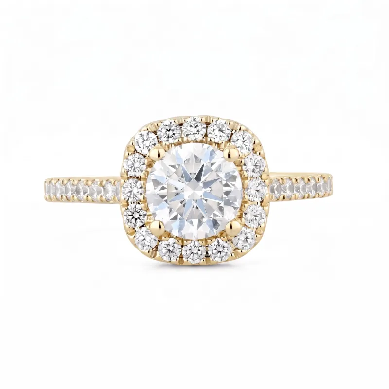 Diamantring Constance – 18K Gold und natürliche Diamanten | Celinni