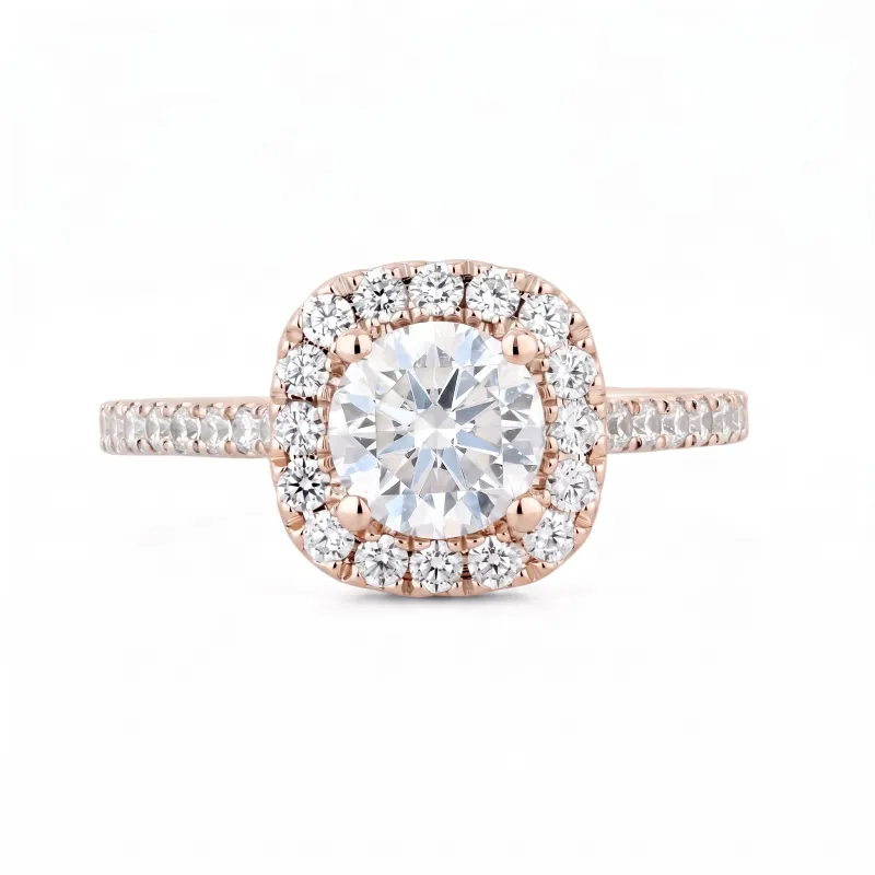 Diamantring Constance – 18K Gold und natürliche Diamanten | Celinni