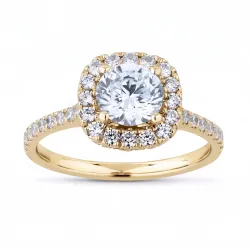 Anillo de diamantes Constance – Oro 18K y diamantes naturales | Celinni