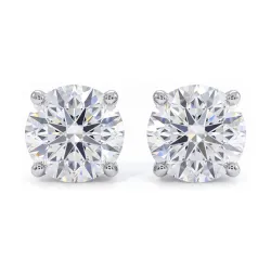 Ohrringe mit rundem Diamanten – Kollektion Promesse