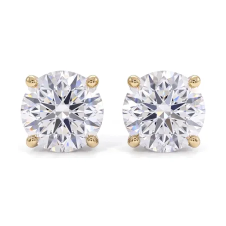 Pendientes de Diamante Redondo Promesa