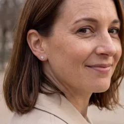 أقراط ألماس مستديرة – مجموعة Promesse من Celinni