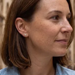 أقراط ألماس مستديرة – مجموعة Promesse من Celinni