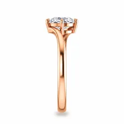 Bague de fiançailles diamant rond Éclipse | Celinni