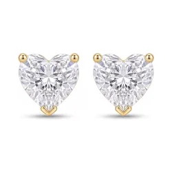 Diamond heart earrings Promesse