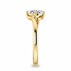 Bague de fian&ccedil;ailles diamant ovale &Eacute;clipse | Celinni