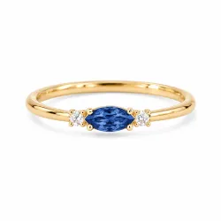 Geboortesteen Ring September, Saffier, Romy