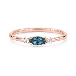 Romy June Natural Alexandrite and Diamond Ring | Celinni