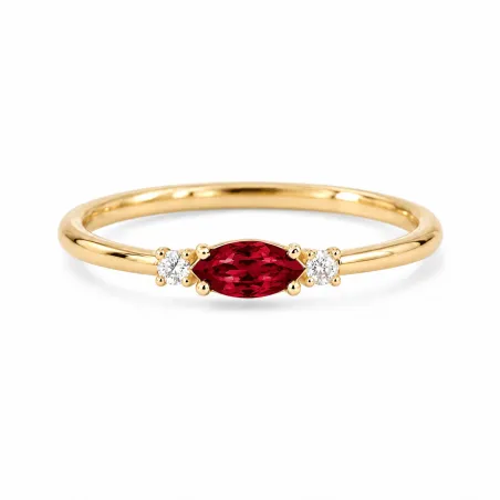 Bague Romy Juillet Rubis et Diamants Naturels