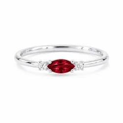 Anillo Romy Julio con Rubí y Diamantes Naturales | Celinni