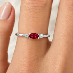 Anillo Romy Julio con Rubí y Diamantes Naturales | Celinni