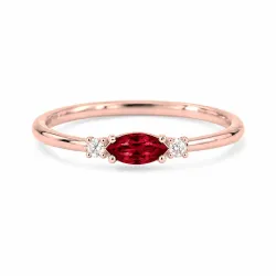 Anillo Romy Julio con Rub&iacute; y Diamantes Naturales | Celinni