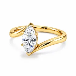 Marquise Diamond Engagement Ring Éclipse | Celinni