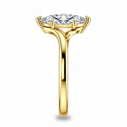 Bague de fian&ccedil;ailles diamant marquise &Eacute;clipse | Celinni