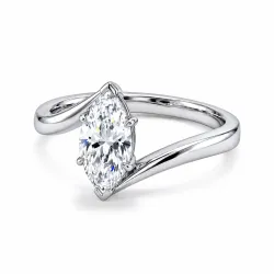 Anillo de compromiso diamante marquesa &Eacute;clipse | Celinni