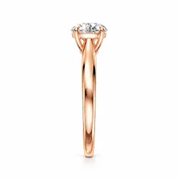 Round Diamond Engagement Ring Éclipse Jonc | Celinni