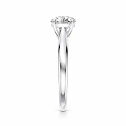 Anillo de compromiso diamante redondo &Eacute;clipse Jonc | Celinni