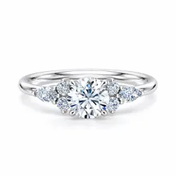 Round Diamond Engagement Ring Constellation | Celinni