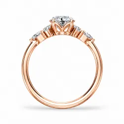 Bague de fian&ccedil;ailles diamant rond Constellation | Celinni