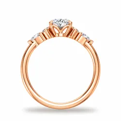 Bague de fian&ccedil;ailles diamant ovale Constellation | Celinni