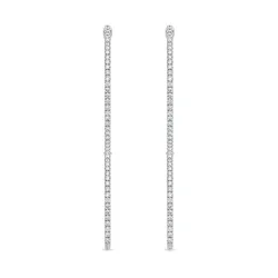 Promesse Hoops Size L, Natural Diamonds, Celinni Best-seller
