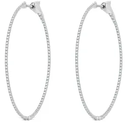Aros Grandes Promesa Talla XL, Diamantes Naturales Celinni
