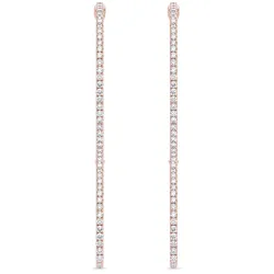 Boucles d'oreilles cr&eacute;oles Diamants Promesse XL en Or 18K