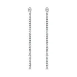 Promesse Hoops Size L, Natural Diamonds, Celinni Best-seller
