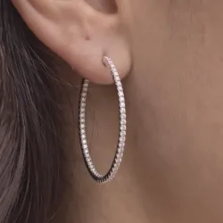 Promesse Hoops Size L, Natural Diamonds, Celinni Best-seller