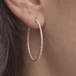 Promesse Hoops Size L, Natural Diamonds, Celinni Best-seller