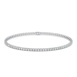 Bracelet Rivière Diamants Naturels 1 Carat en Platine 950