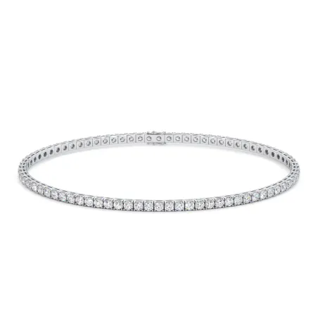 Bracelet Rivière Promesse Diamants Naturels 1 Carat Platine 950