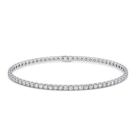 Promesse Natural Diamond Tennis Bracelet 2 Carats Platinum 950