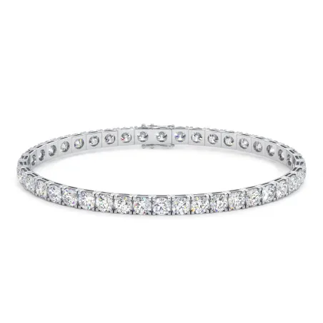 Rivière-armband Promesse natuurlijke diamanten 6 karaat platina 950