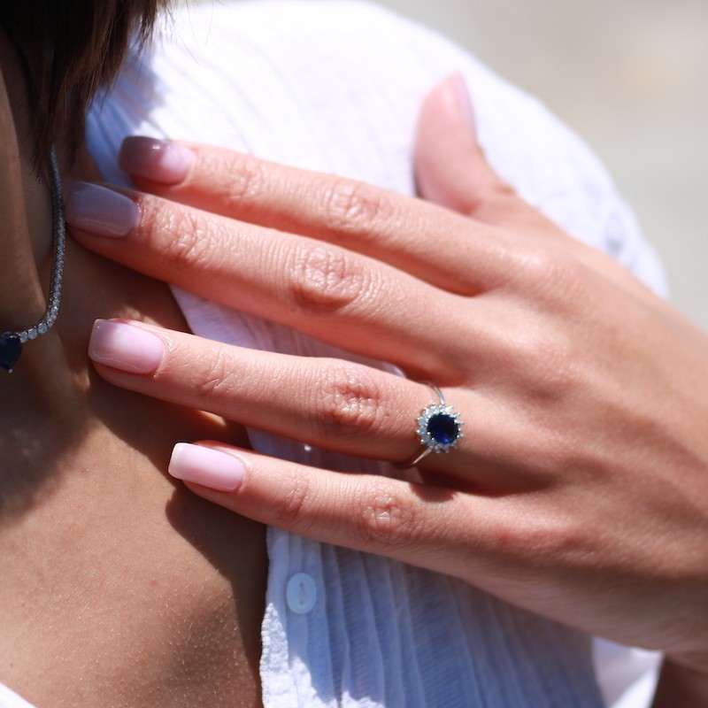 Bague fiancaille marguerite best sale
