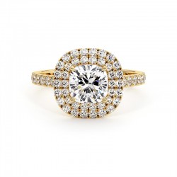 Solitario MI VIDA DOBLE HALO Diamante COJ&Iacute;N - Colecci&oacute;n Solitarios Diamante Celinni