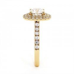 Solitario MI VIDA DOBLE HALO Diamante COJ&Iacute;N - Colecci&oacute;n Solitarios Diamante Celinni