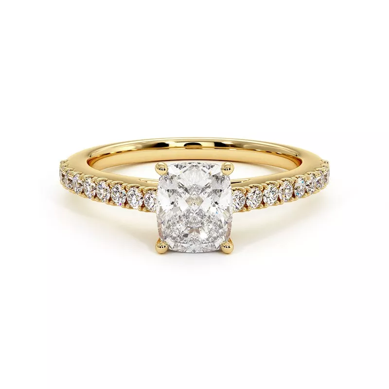 Solitario Diamante Coj&iacute;n Ella