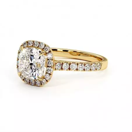 Cushion Diamond Solitaire Ma vie