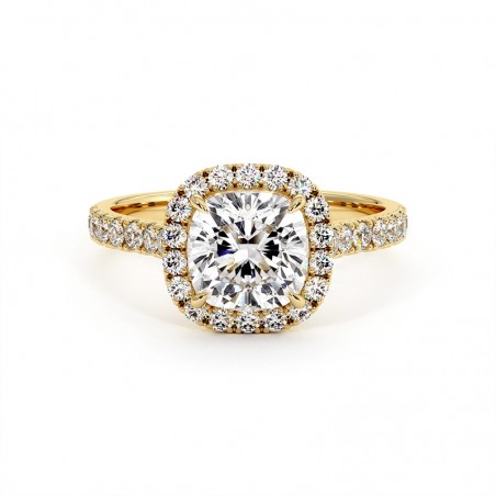 Cushion Diamond Solitaire Ma vie