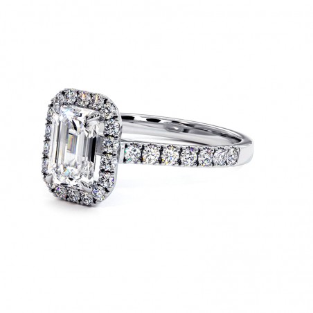 Solitaire Diamant Emeraude Ma Vie