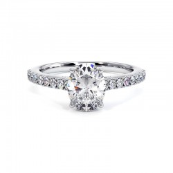 Solitaire Diamant Ovale Elle