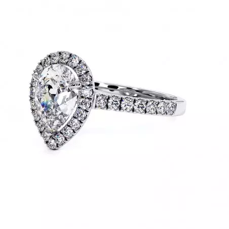 Pear Diamond Solitaire Ma vie