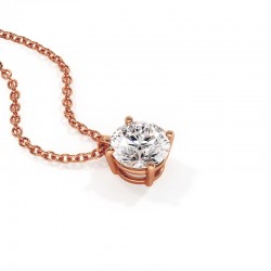 Solitaire Diamant Anh&auml;nger Elle in Gold oder Platin zur Auswahl