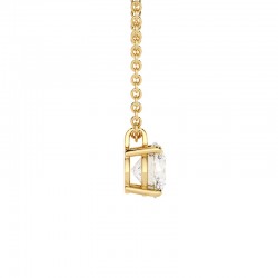 Solitaire Diamant Anh&auml;nger Elle in Gold oder Platin zur Auswahl