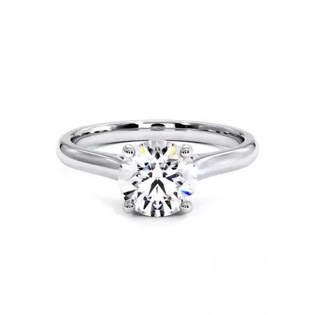 Round Diamond Engagement Ring Promesse