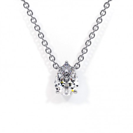 Colgante de Diamante en forma de Pera Promesa