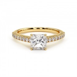 Solitaire Diamant Radiant Elle