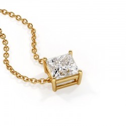 Promesse Anh&auml;nger mit nat&uuml;rlichem Prinzess-Diamant | Celinni
