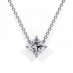Princess Diamond Pendant...